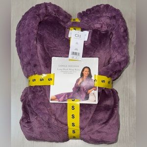 Carole Hockman Long Plush Wrap Rope Purple Small